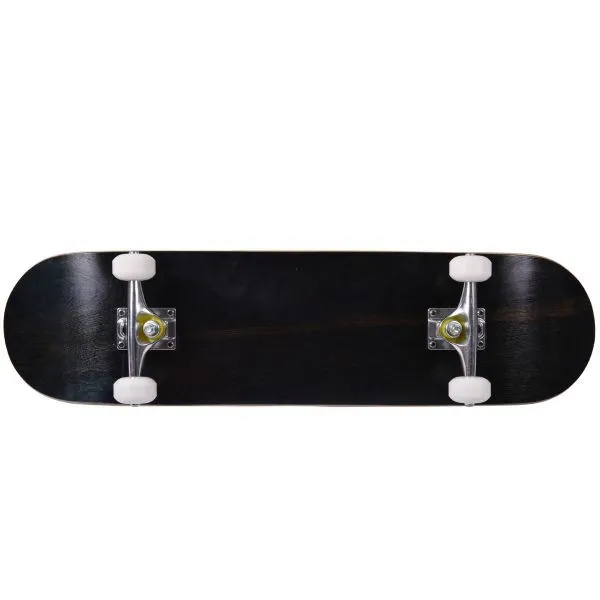 31" x 8" Complete Skateboard, Cruiser Board with 7 Layer Maple for Beginners Kids Boys Girls, Black