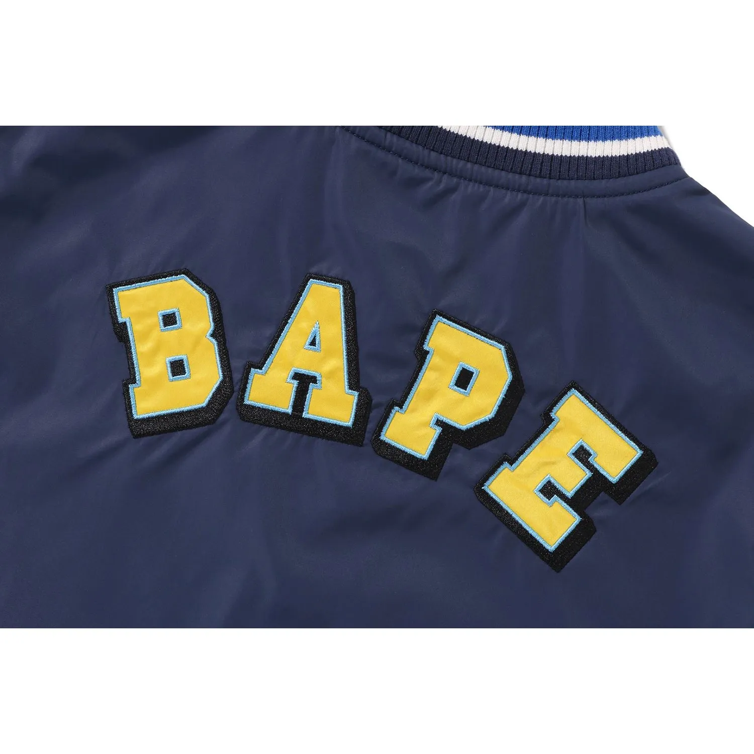 APE HEAD B PATCH VARSITY JACKET KIDS