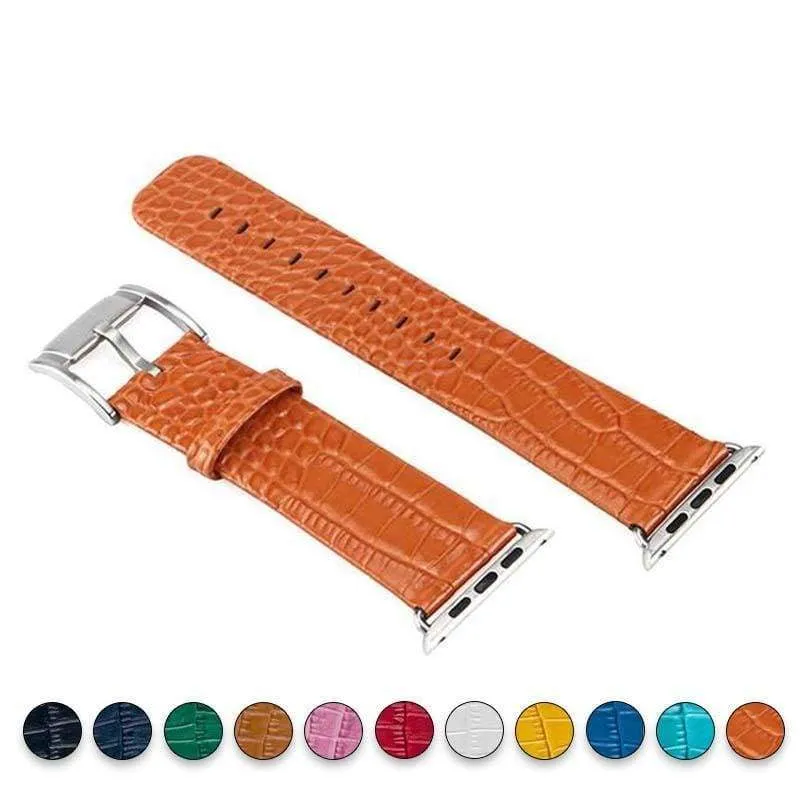 Apple Watch Series Crocodile Genuine Leather Strap