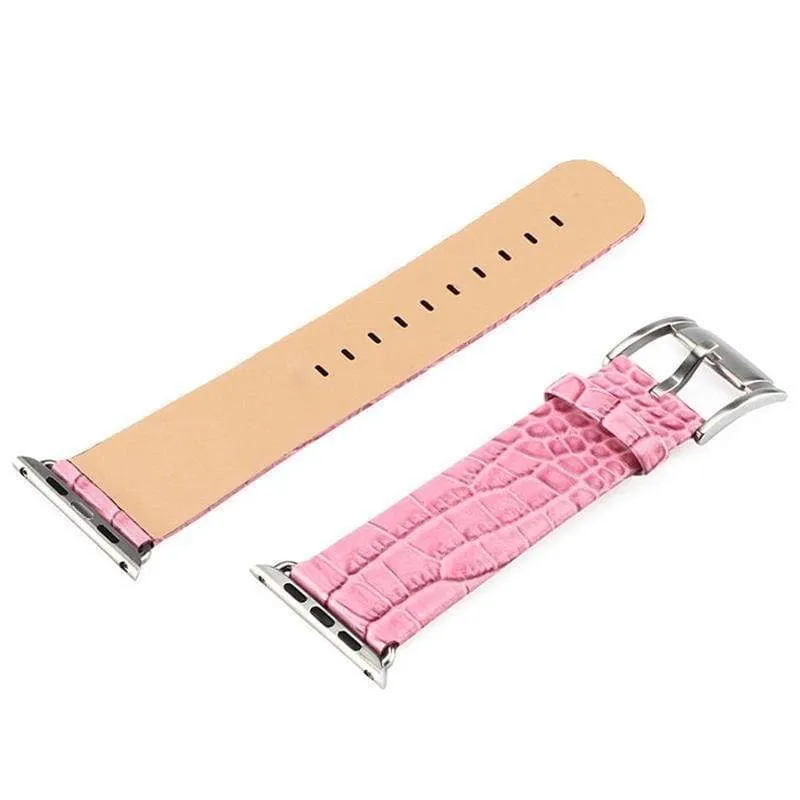 Apple Watch Series Crocodile Genuine Leather Strap