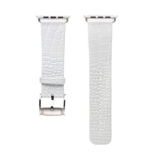 Apple Watch Series Crocodile Genuine Leather Strap