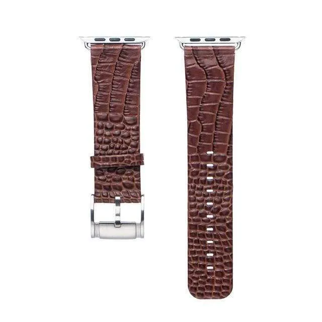 Apple Watch Series Crocodile Genuine Leather Strap