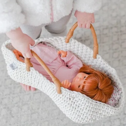 Astrup Doll Knitted Basket and Bedding Set