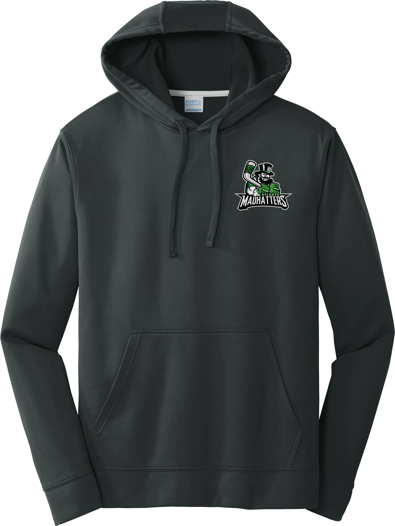 Atlanta Madhatters Performance Fleece Pullover Hooded Sweatshirt