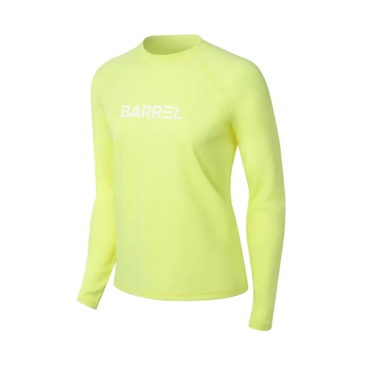 Barrel Women Essential RelaxFit Rashguard-YELLOW