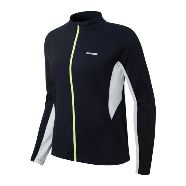 Barrel Women Motion Zip-Up Rashguard-BLACK