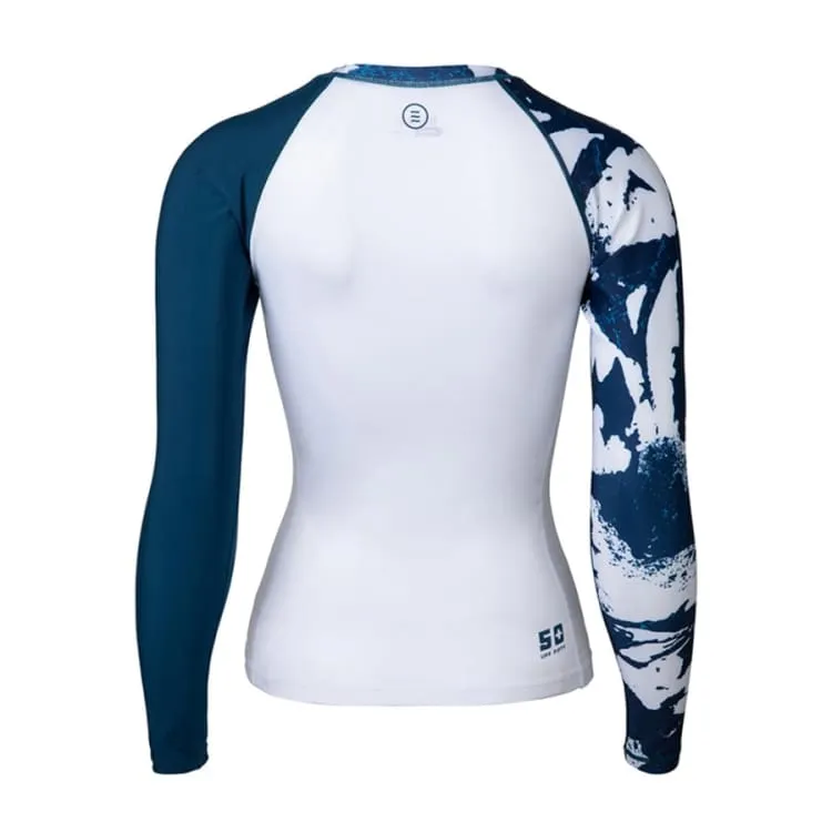 Barrel Womens Ocean Rashguard-FLOWER