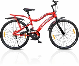 Baymax 26t Ibc Mtb Cycle With Carrier Single Speed For Men 26 T Hybrid Cycle/city Bike (single Speed | Red)