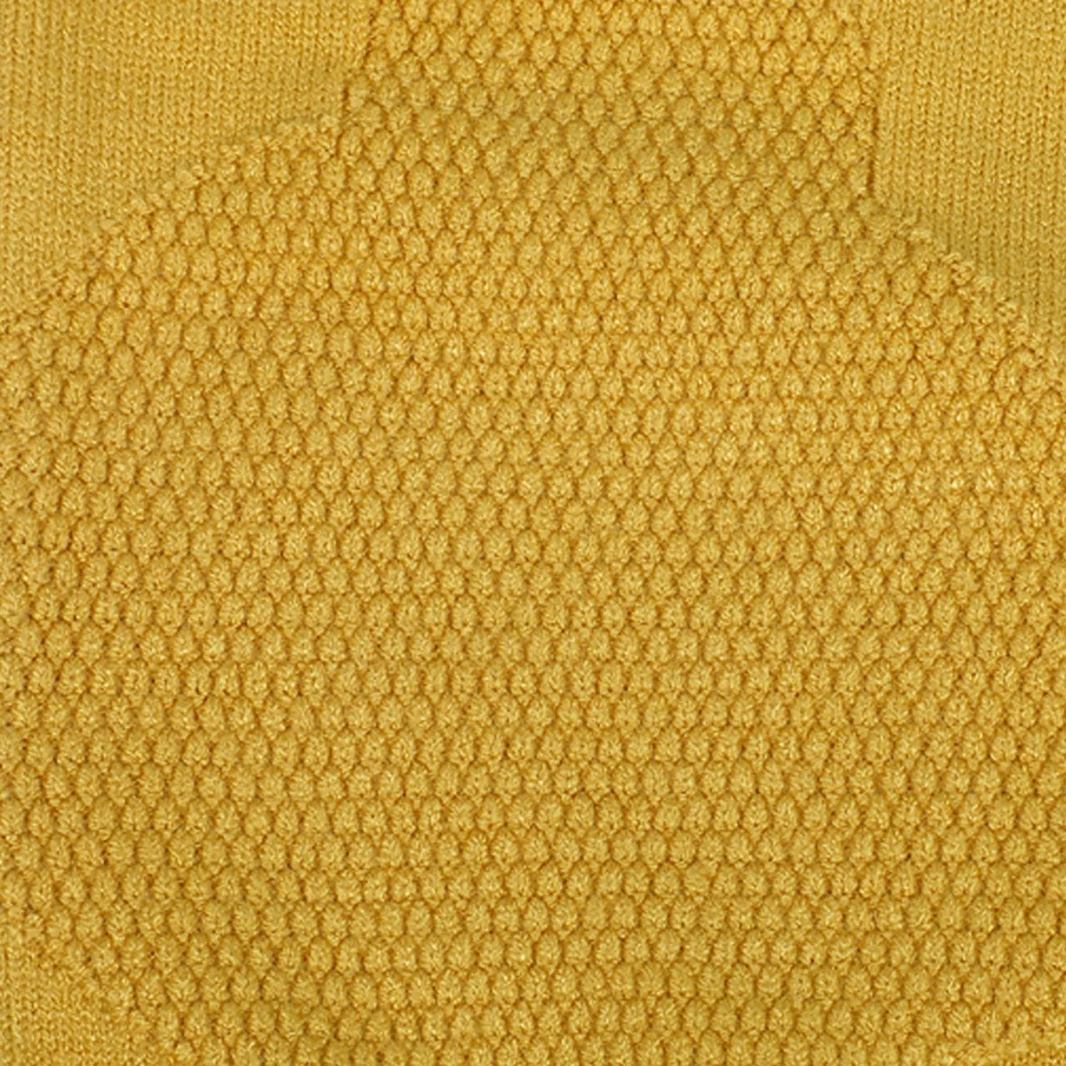 Bear Embroidery Premium Full Sleeves Knitted Sweater - Mustard