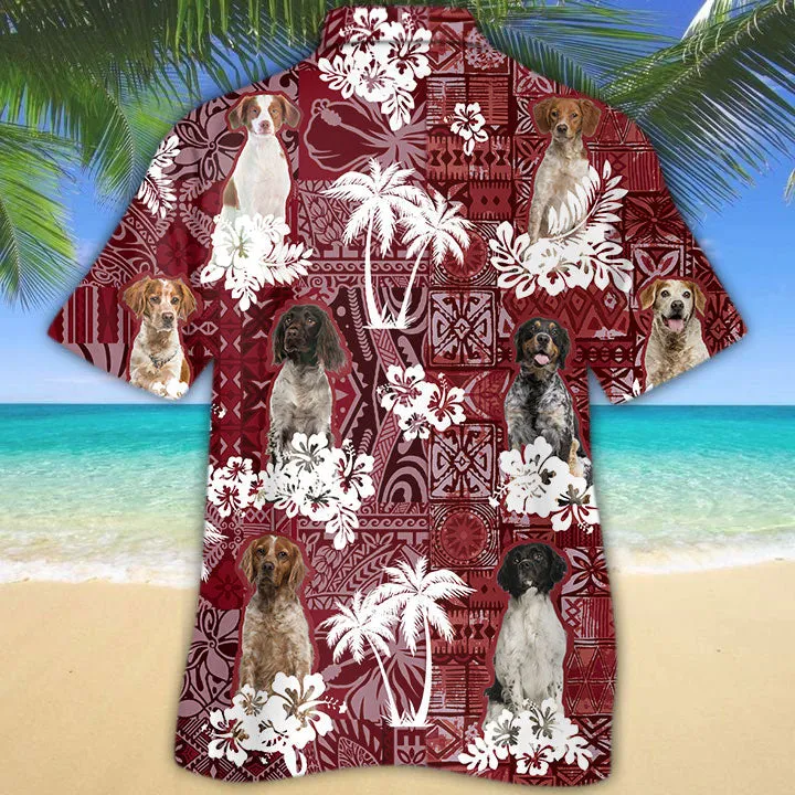 Brittany Hawaiian Shirt, Dog Hawaii Aloha Beach Shirts