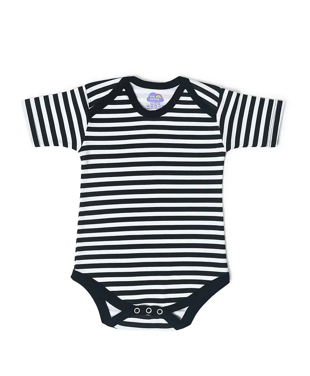 Buddy Kids Striped Romper- Pack of 2