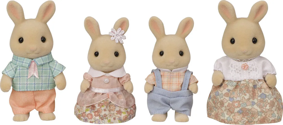 Calico Critters Milk Rabbit Family