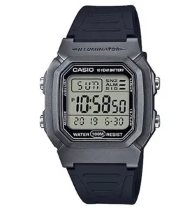 Casio Standard Digital Black Resin Band Watch W800HM-7A W-800HM-7A