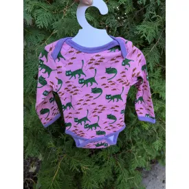 Cat - Pink Long Sleeve Onesie