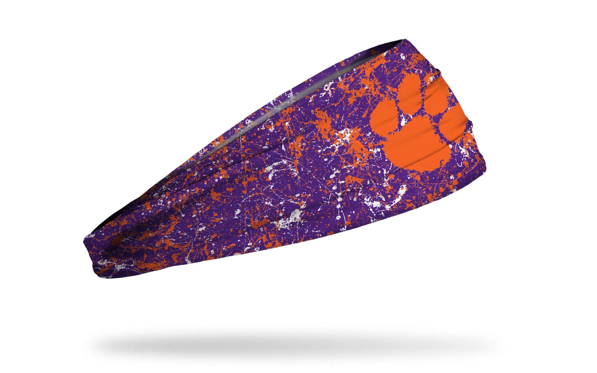 Clemson Tigers: Splatter Purple Headband