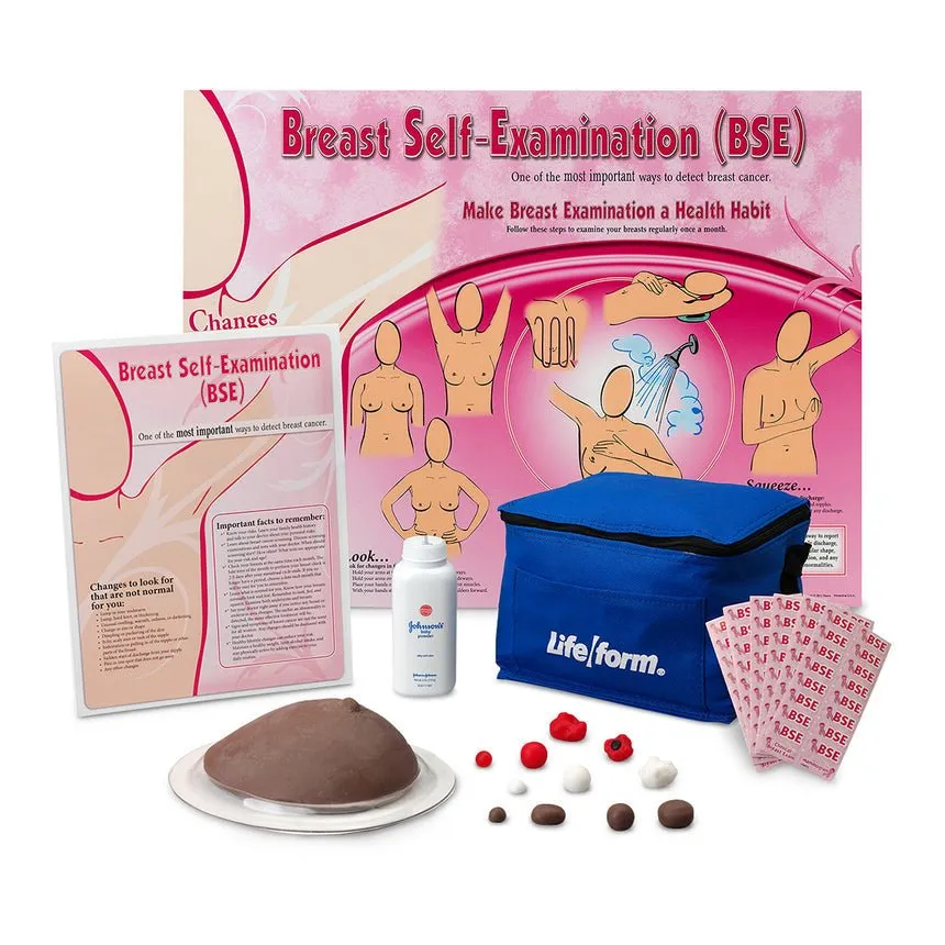 Complete Breast Examination Kit, with Dark Trainer