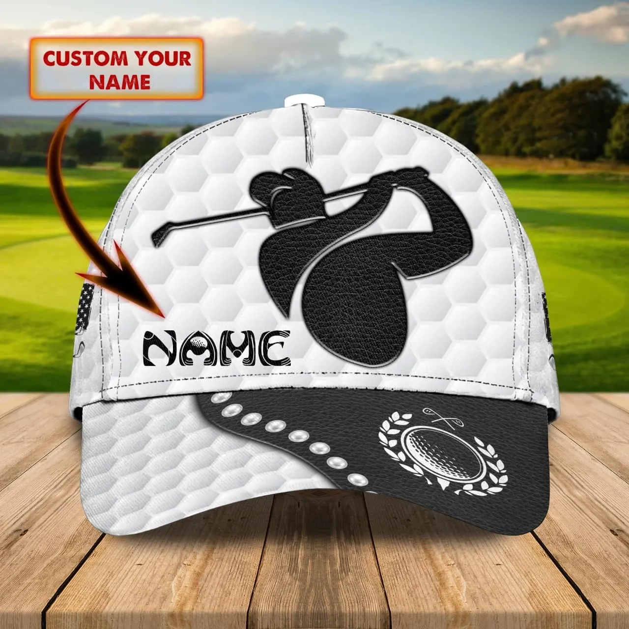 Custom 3D All Over Print Caps For Dad Golfer, Father Day Gift For Golfer, Golf Dad Gifts, Golf Daddy