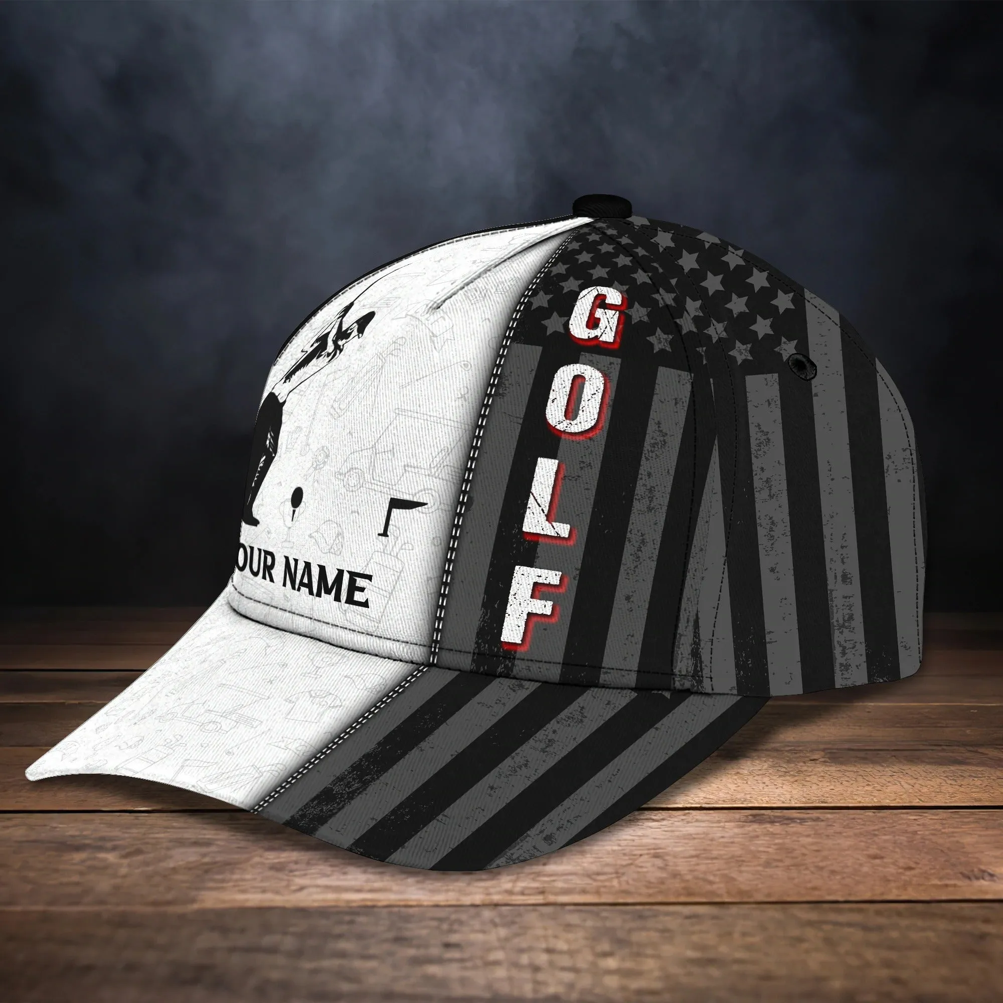 Custom Cap For Golf Lover, Baseball Cap Hat For Golf Men, Present To Golfer