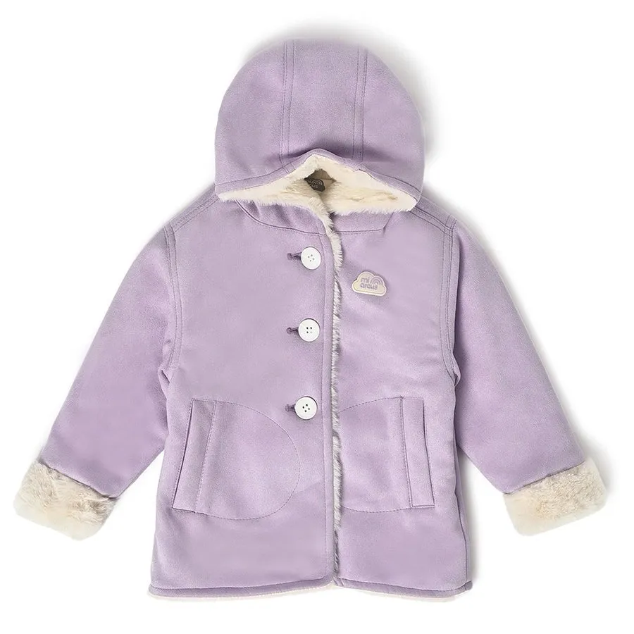 Farm Friends Hooded Purple Jacket for Kids