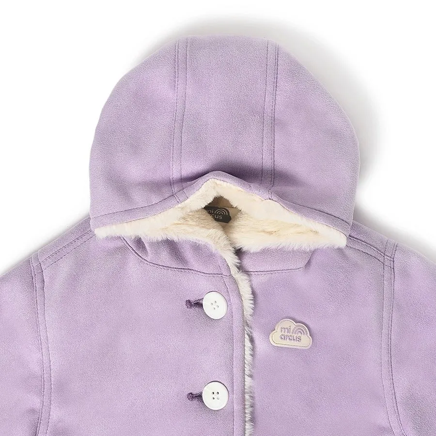 Farm Friends Hooded Purple Jacket for Kids