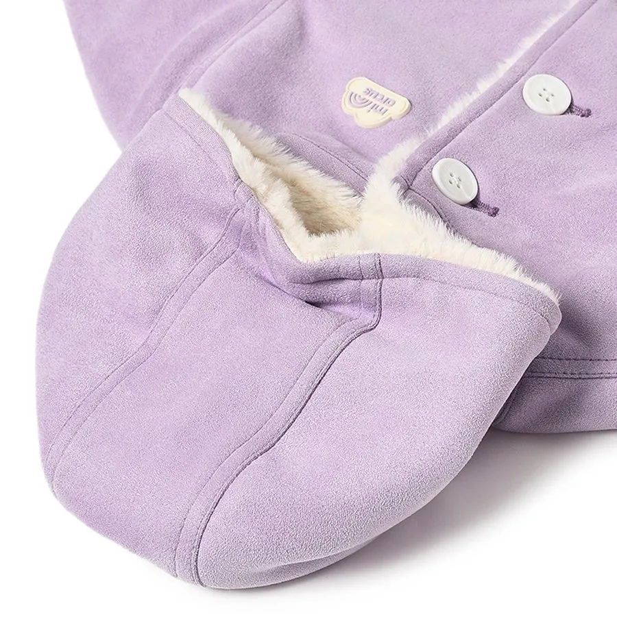 Farm Friends Hooded Purple Jacket for Kids