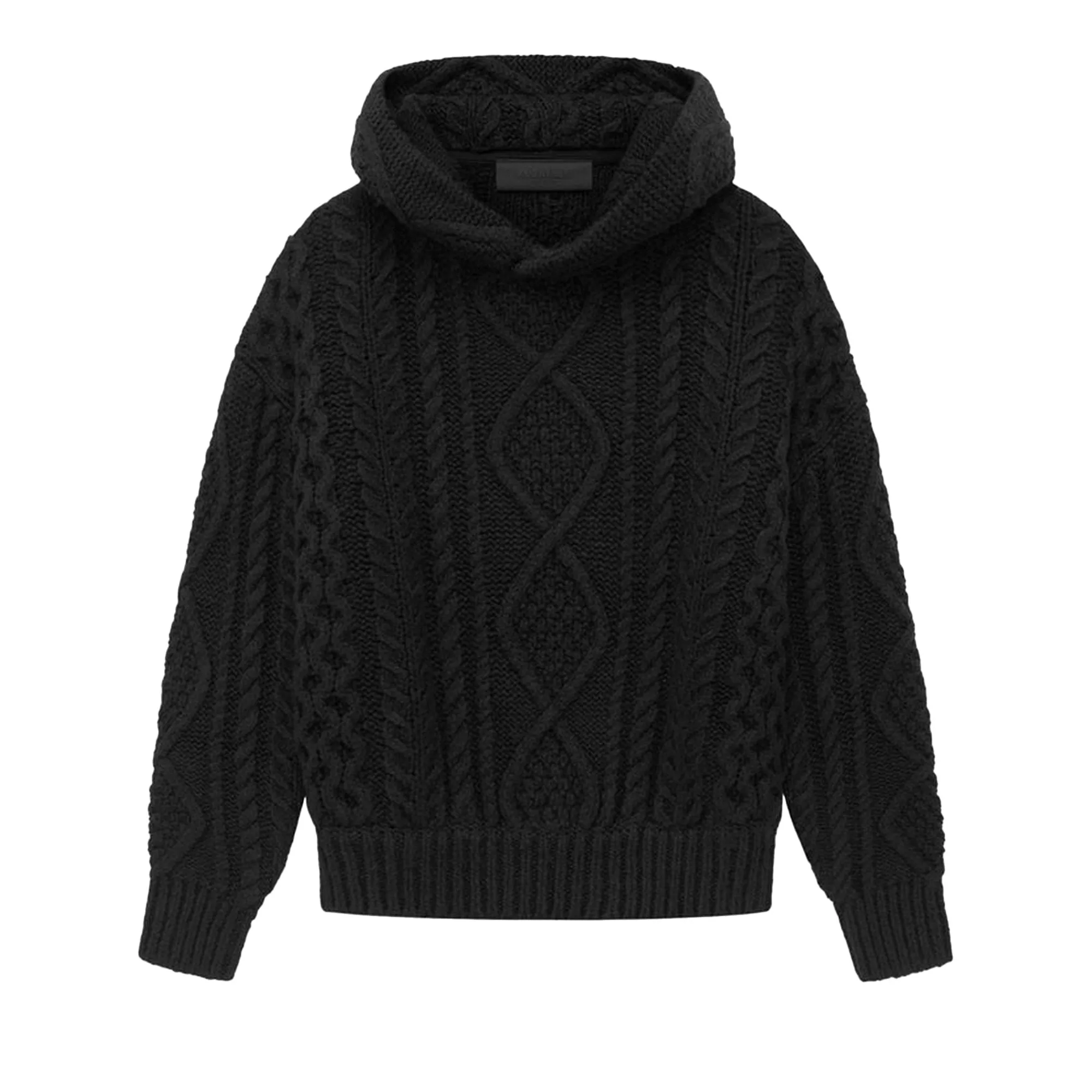 Fear of God Essentials Kids Knit Sweatshirt Jet Black