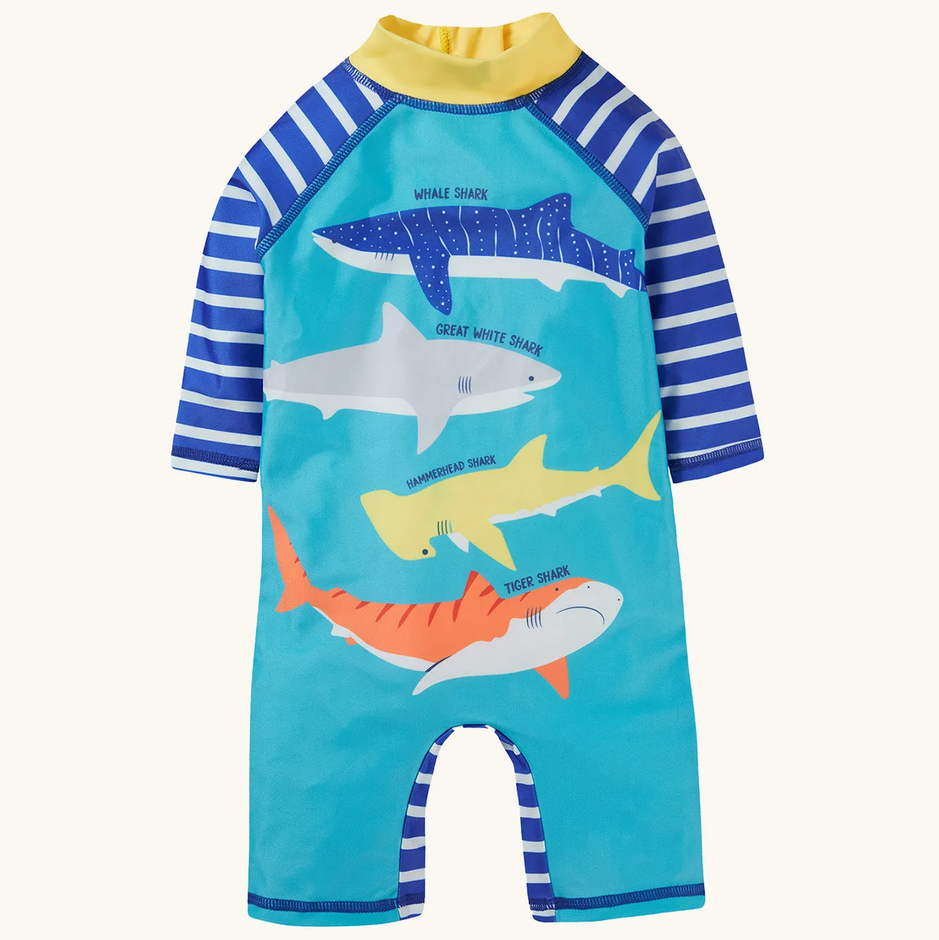 Frugi Little Sun Safe Suit - Shark