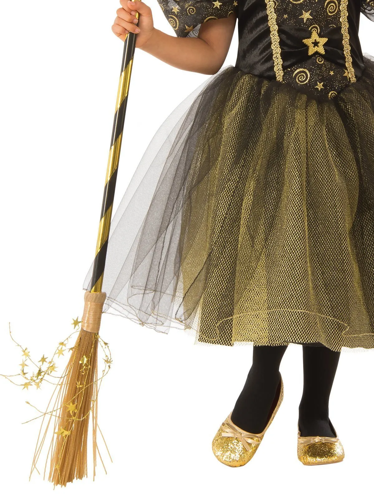 Golden Star Witch Costume for Kids