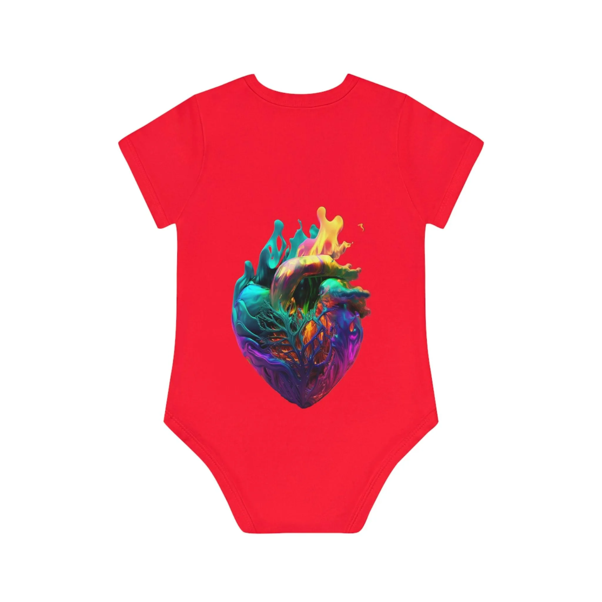 ,,HEARTH" Baby Organic Short Sleeve Bodysuit