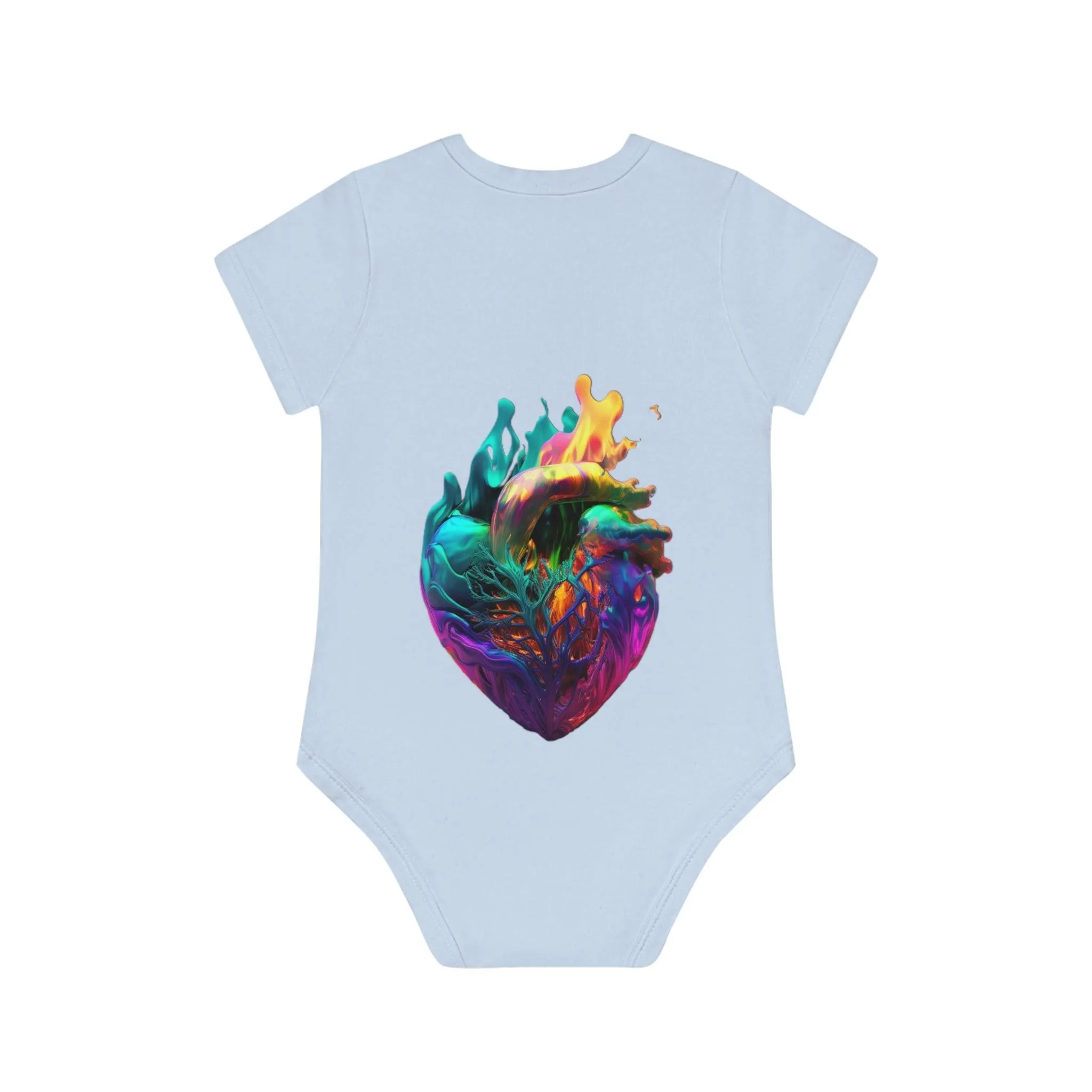 ,,HEARTH" Baby Organic Short Sleeve Bodysuit