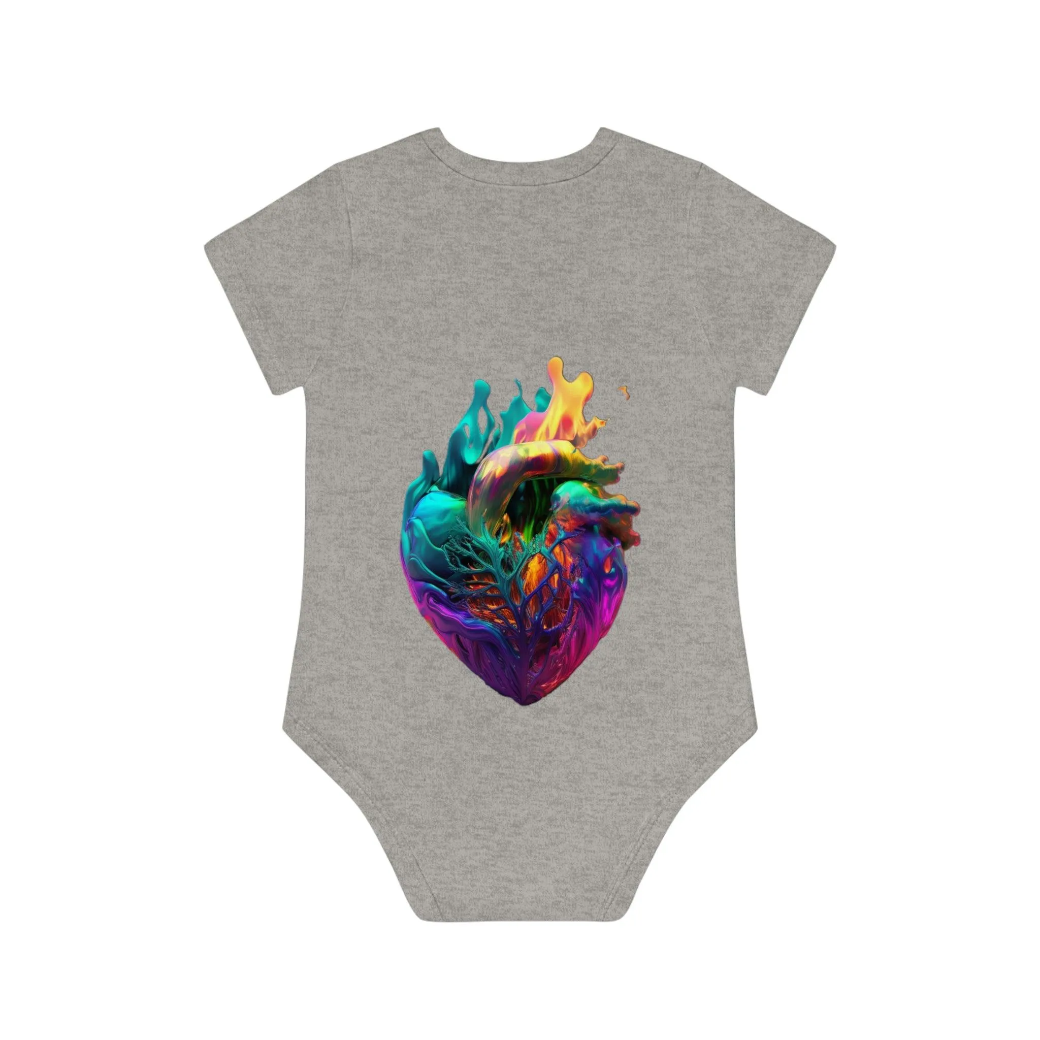 ,,HEARTH" Baby Organic Short Sleeve Bodysuit