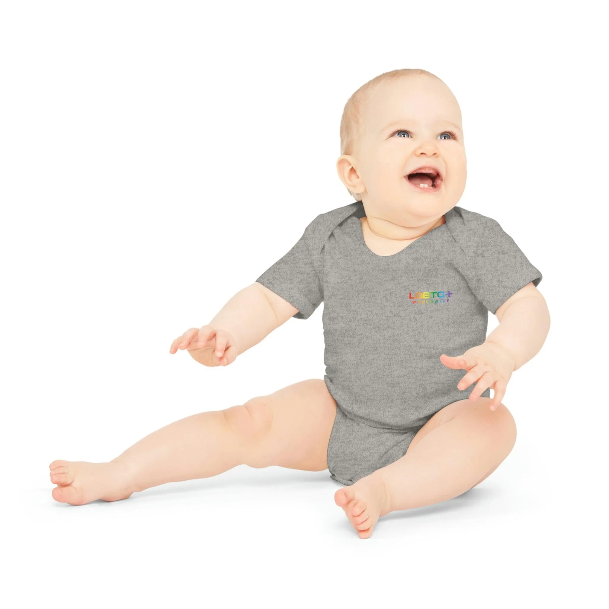 ,,HEARTH" Baby Organic Short Sleeve Bodysuit