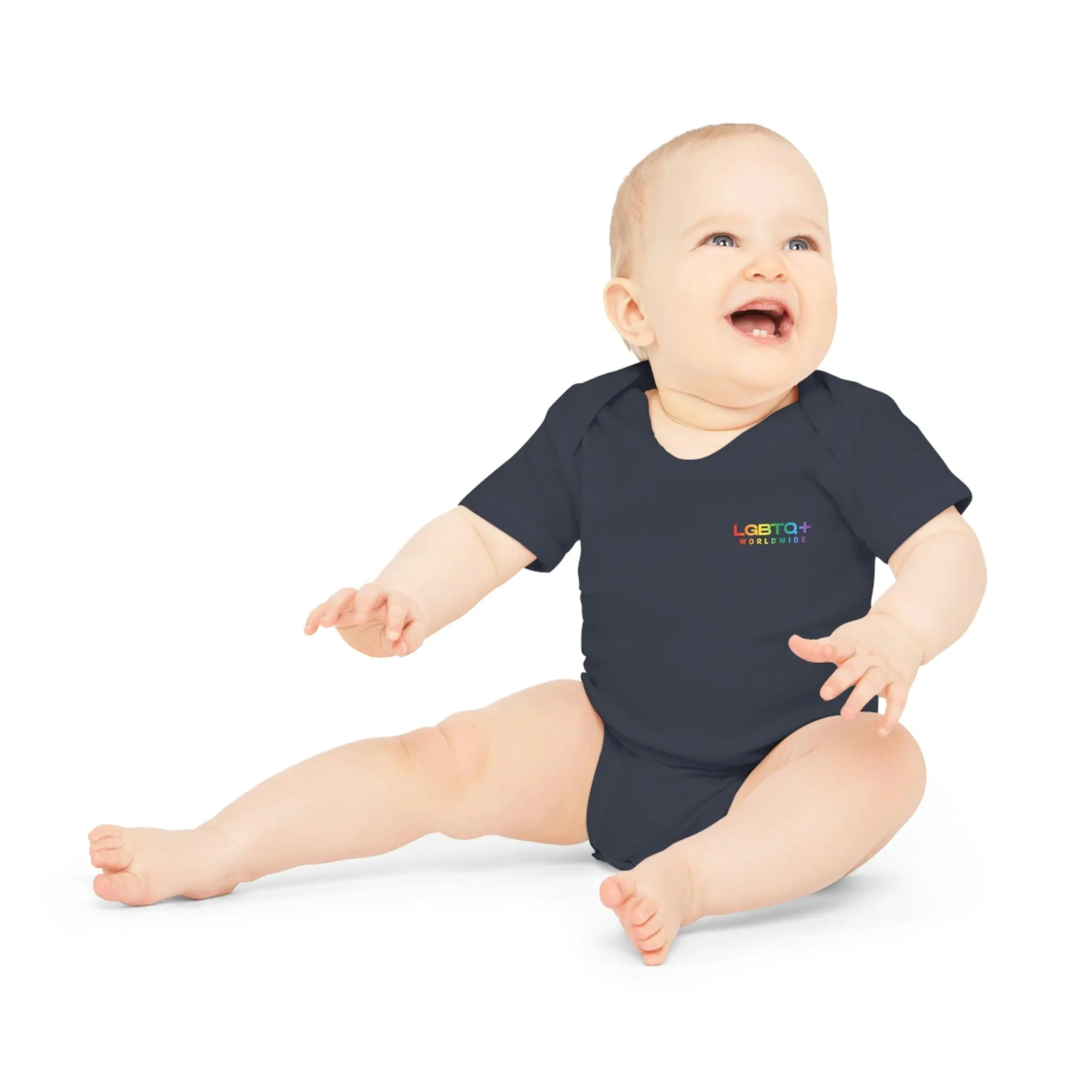 ,,HEARTH" Baby Organic Short Sleeve Bodysuit