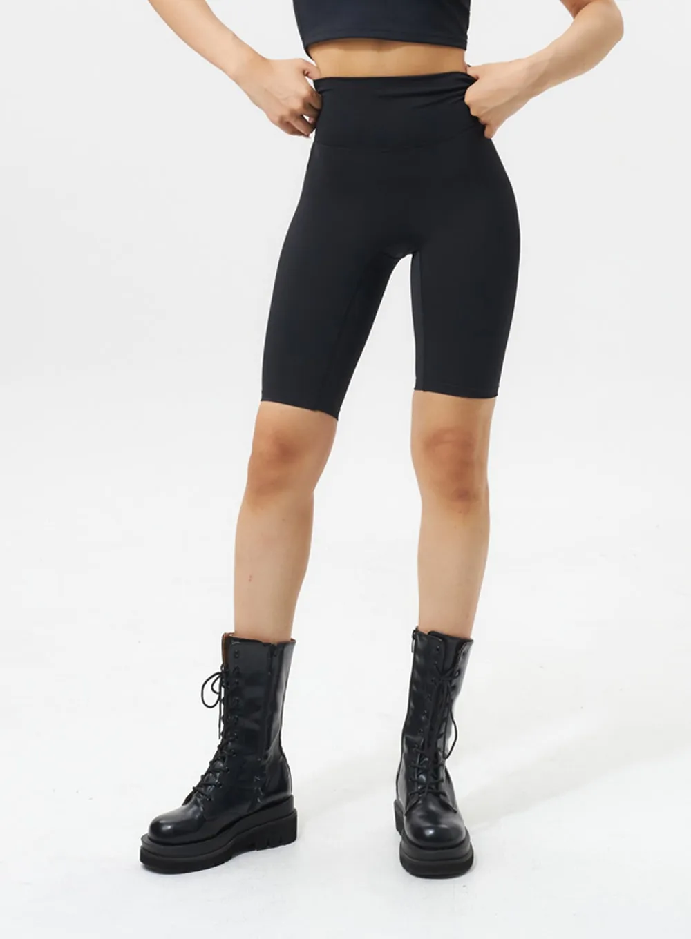 High Waist Biker Leggings IL317