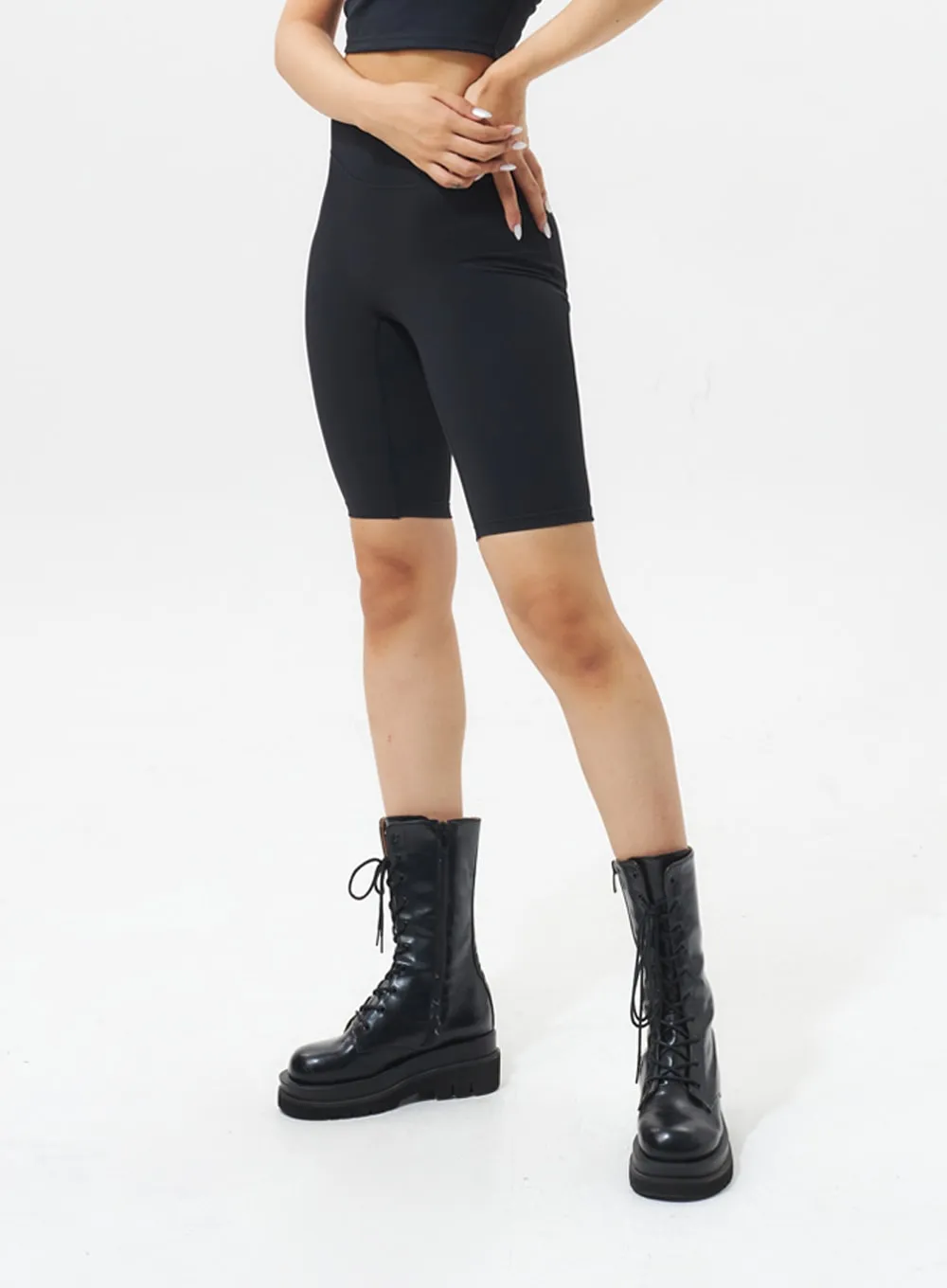 High Waist Biker Leggings IL317