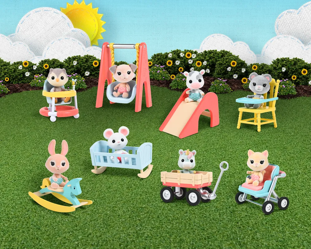 Honey Bee Acres Character Pack Baby Binx With Swing