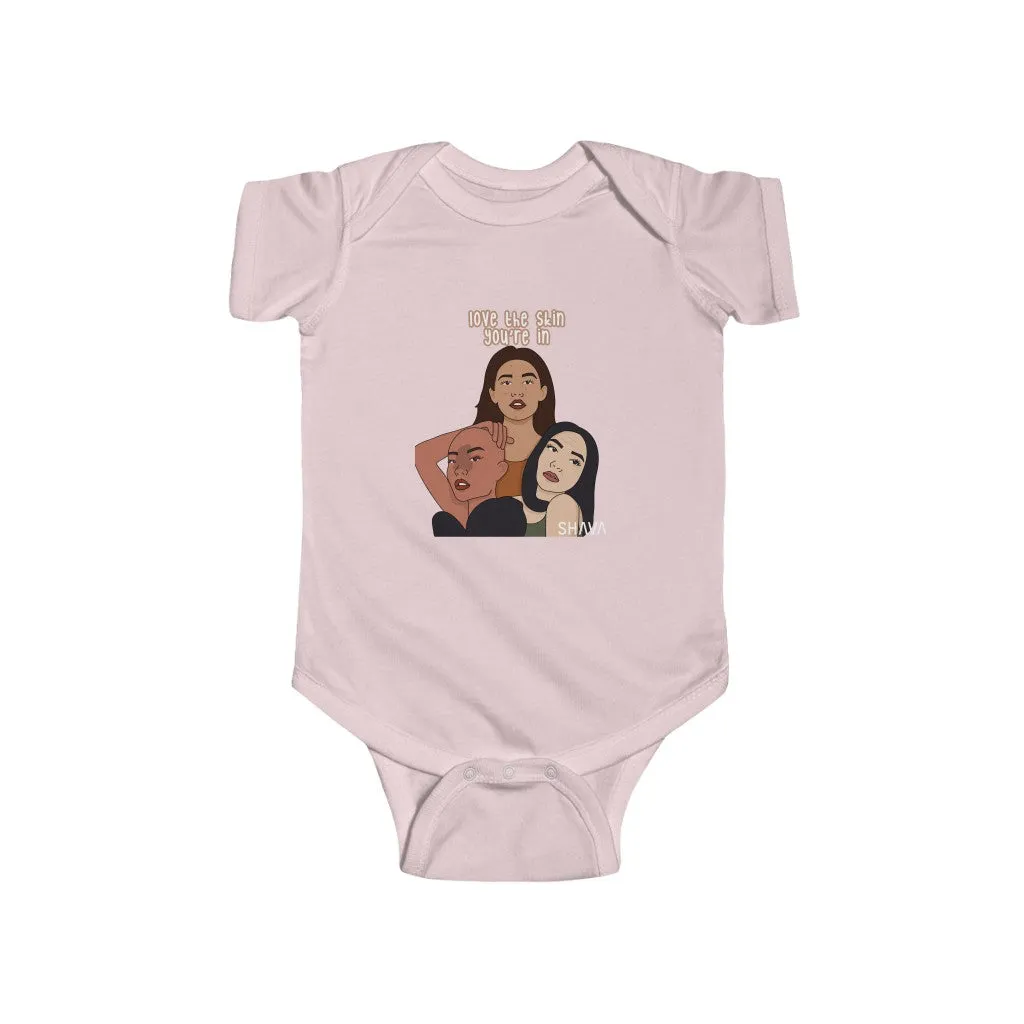 IAC KIDS Clothing Infant Fine Jersey Bodysuit / Love the skin You're in