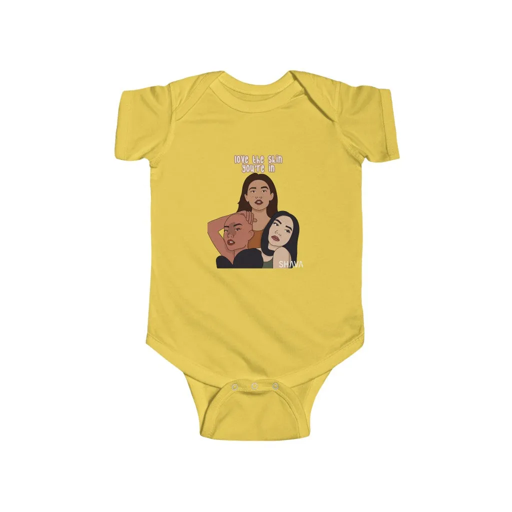 IAC KIDS Clothing Infant Fine Jersey Bodysuit / Love the skin You're in