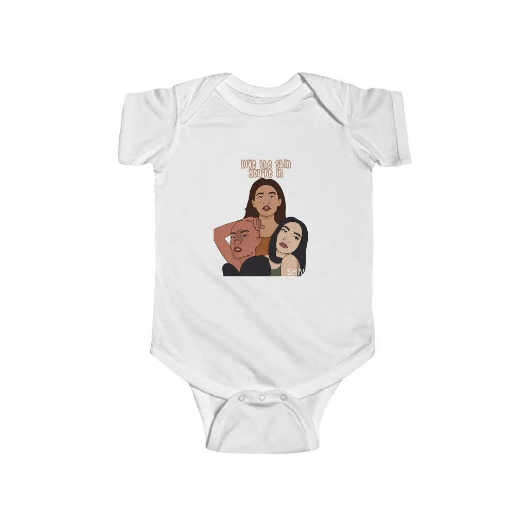 IAC KIDS Clothing Infant Fine Jersey Bodysuit / Love the skin You're in