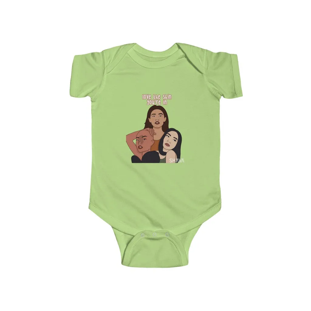 IAC KIDS Clothing Infant Fine Jersey Bodysuit / Love the skin You're in