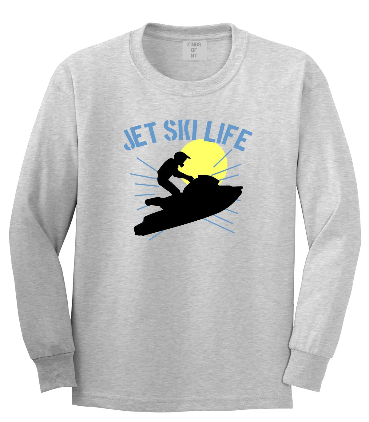 Jetski Jet Ski Life Mens Long Sleeve T-Shirt