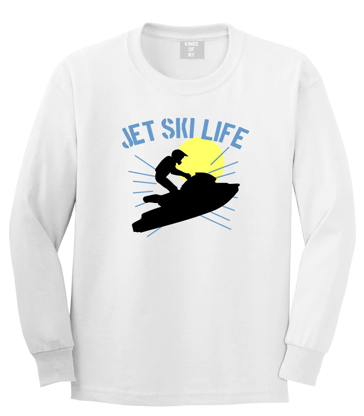 Jetski Jet Ski Life Mens Long Sleeve T-Shirt