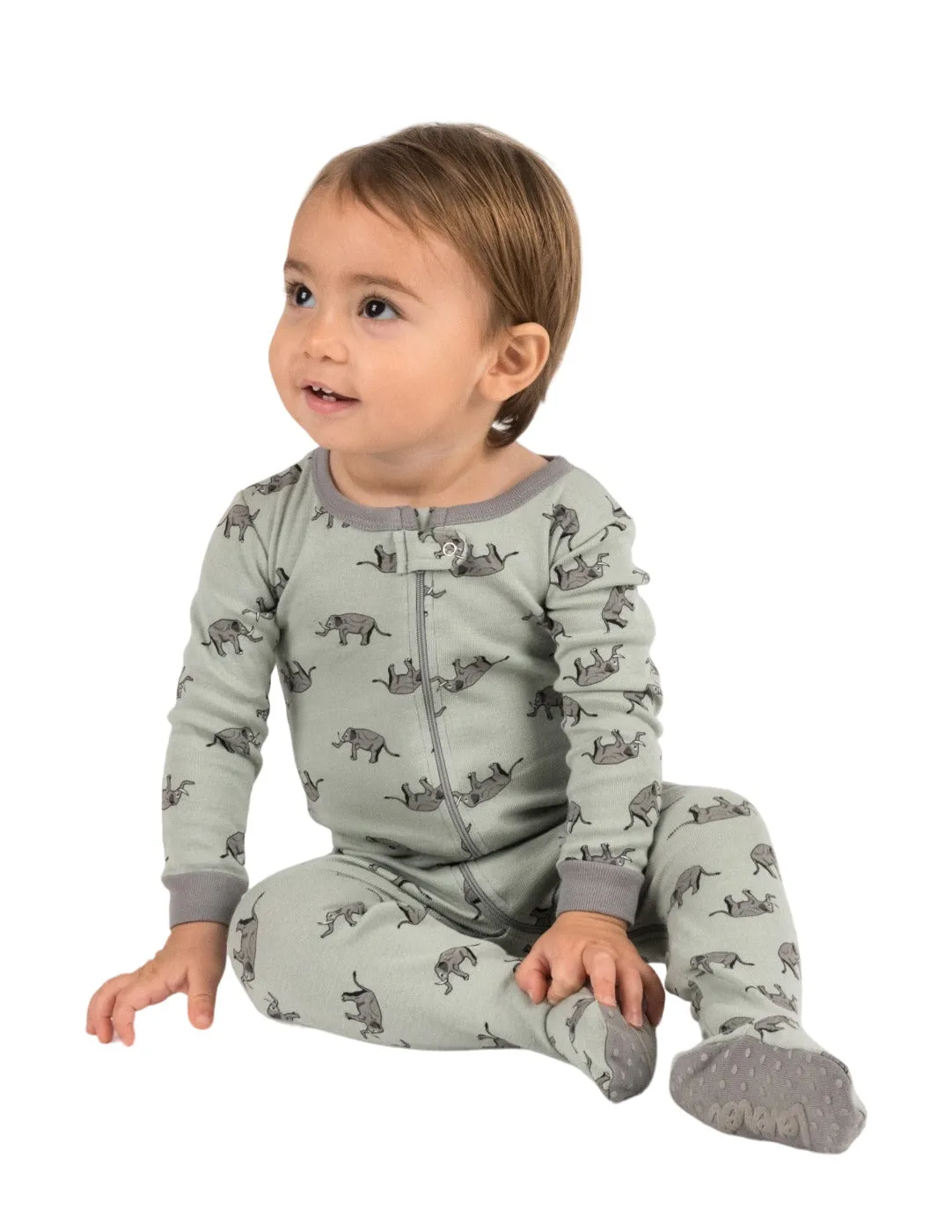 Kids Footed Cotton Pajamas