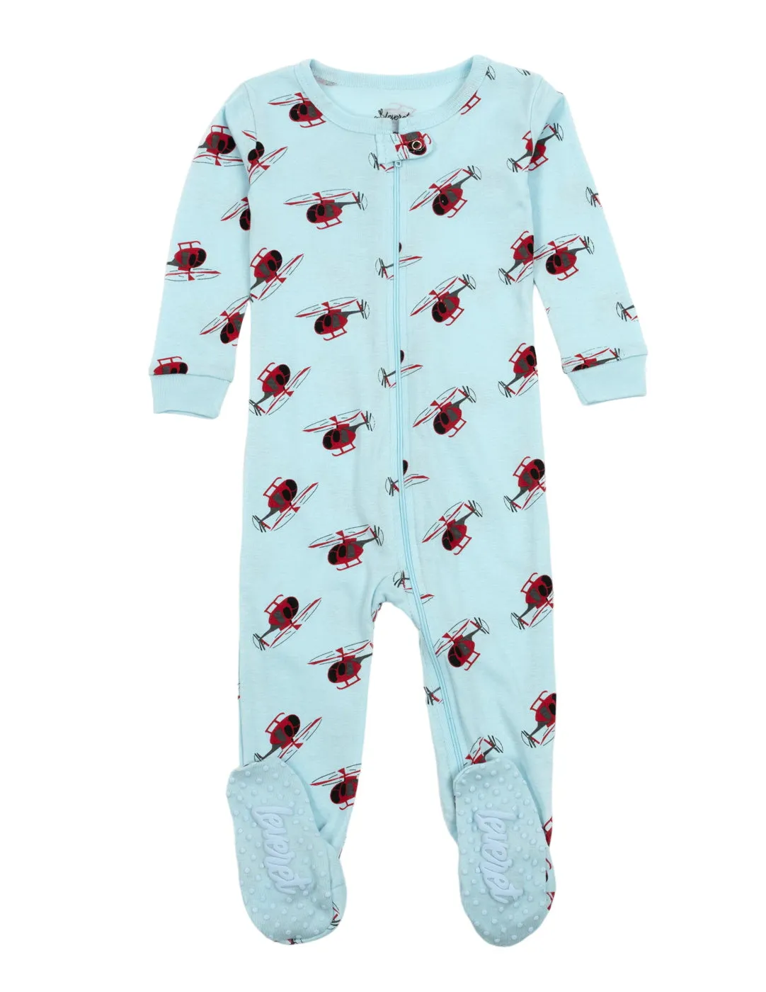 Kids Footed Cotton Pajamas