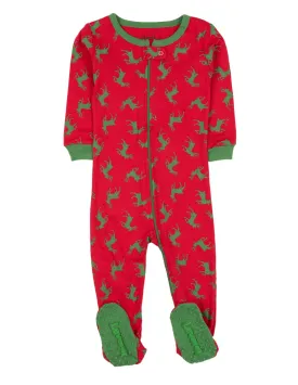 Kids Footed Cotton Pajamas