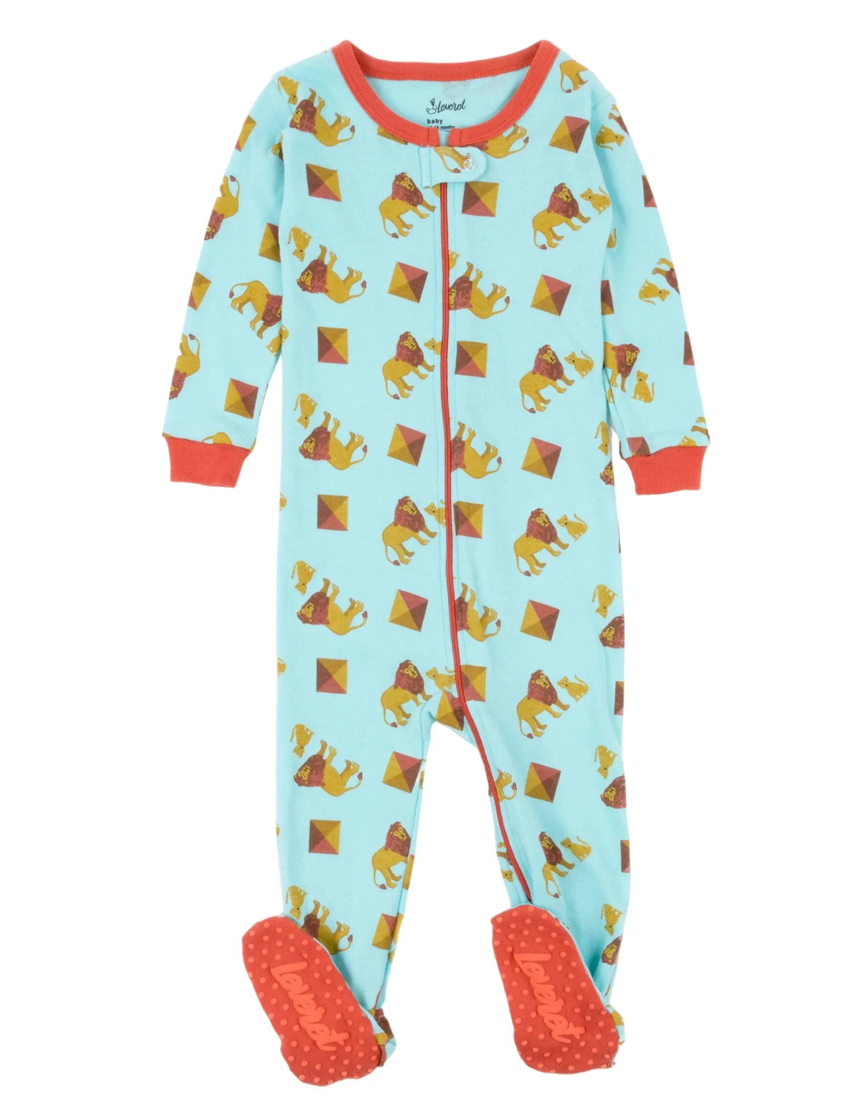 Kids Footed Cotton Pajamas