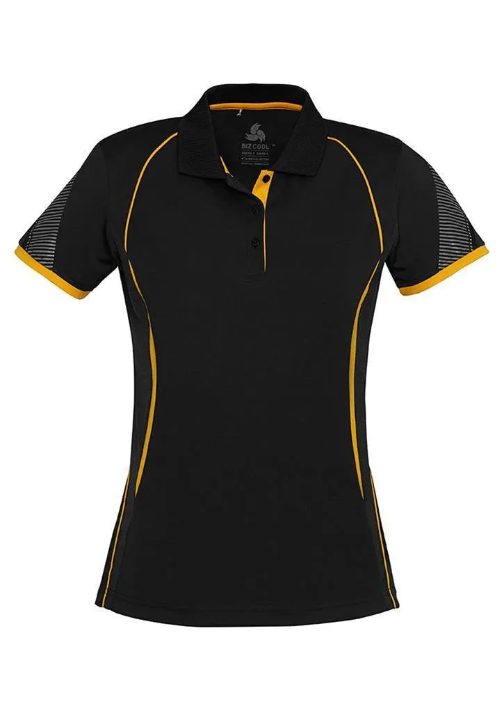 Ladies Razor Polo Black/Gold