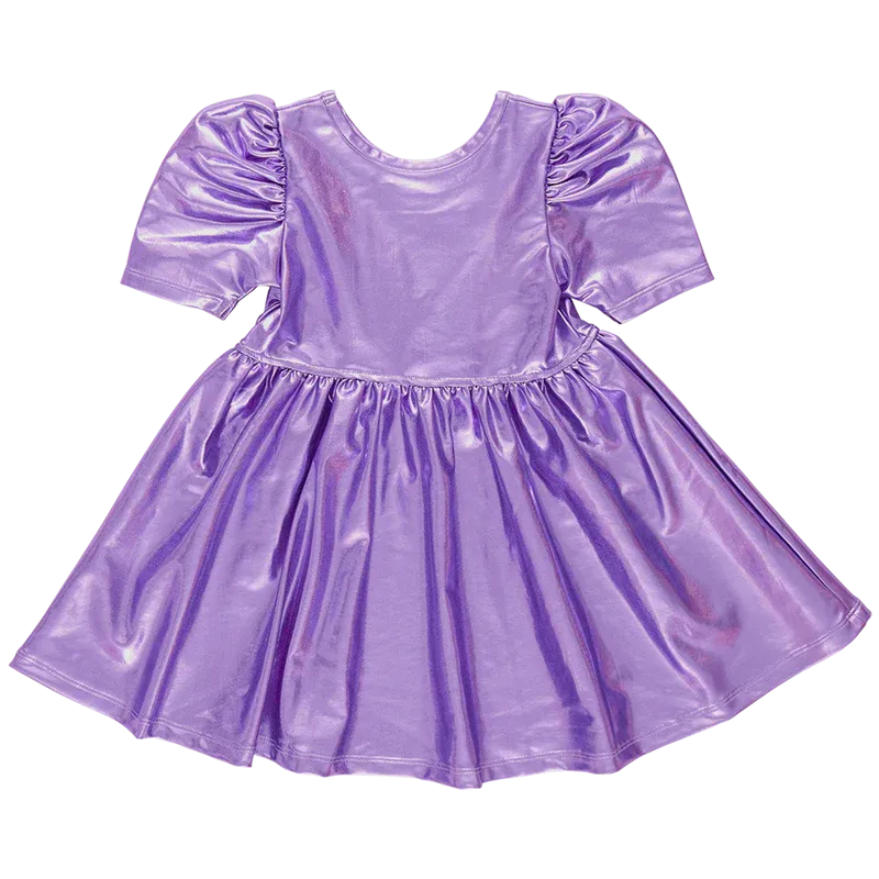 Lame Laurie Dress (Purple Sparkle)