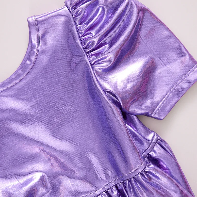 Lame Laurie Dress (Purple Sparkle)