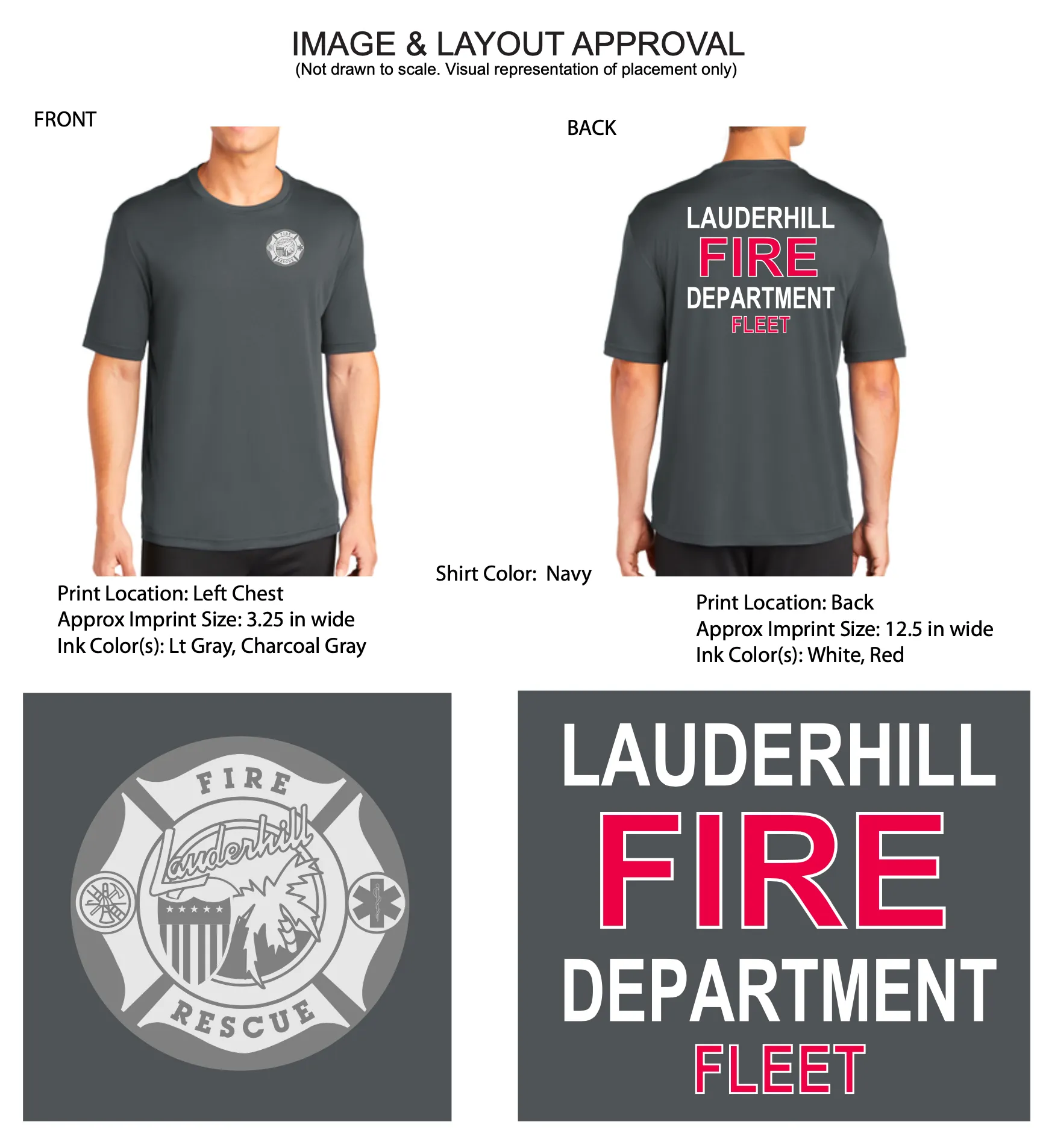 Lauderhill Fire Fleet Shirts